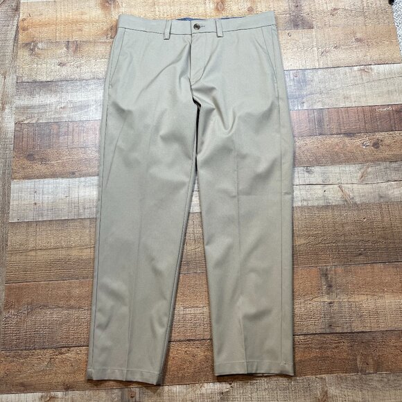 Haggar Tan Straight Fit Cool Right Performance Flex Pants size 36 x 30 - Picture 1 of 4